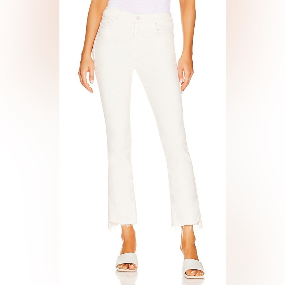Mother Denim Insider Crop in Cream